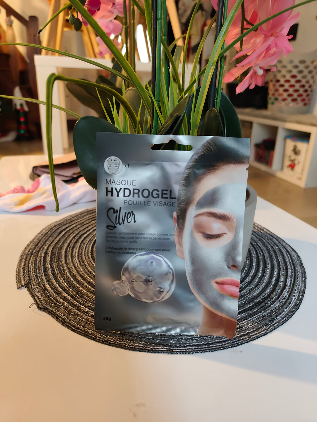 Masque Hydrogel pour le Visage - 28 g - Argent